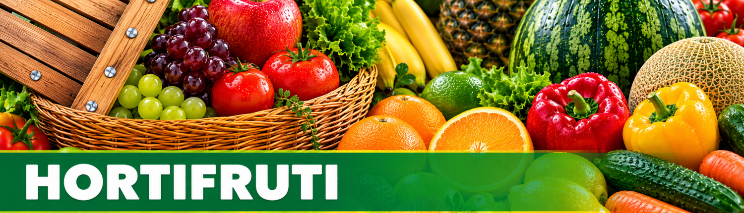 Banner Vibrante de Hortifruti Fresco