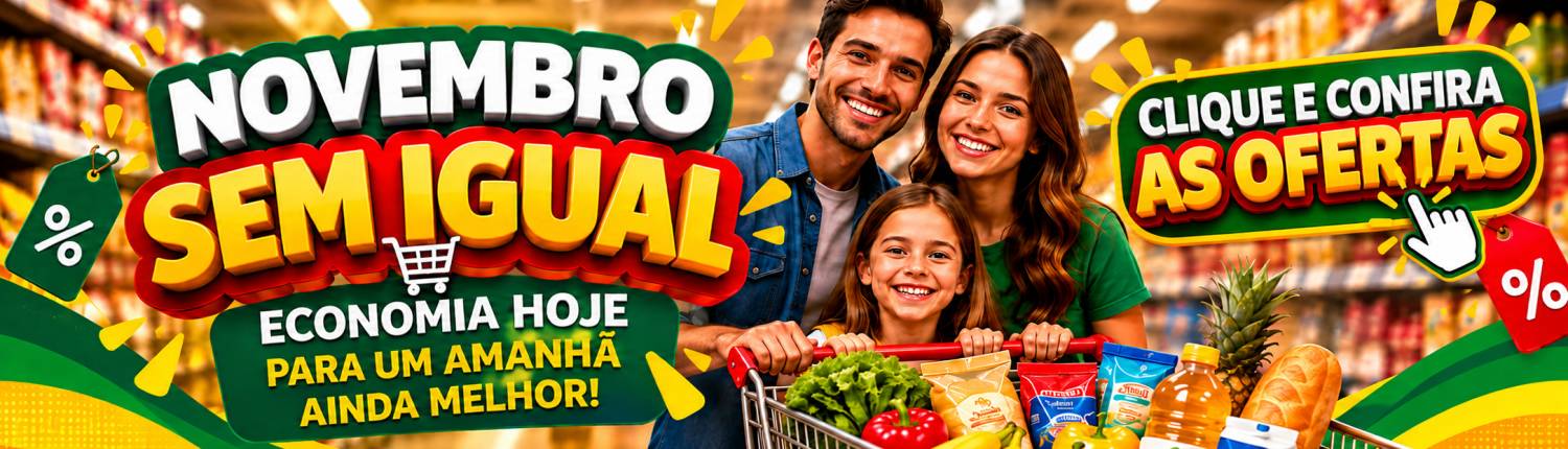 Promoção de Novembro no Supermercado